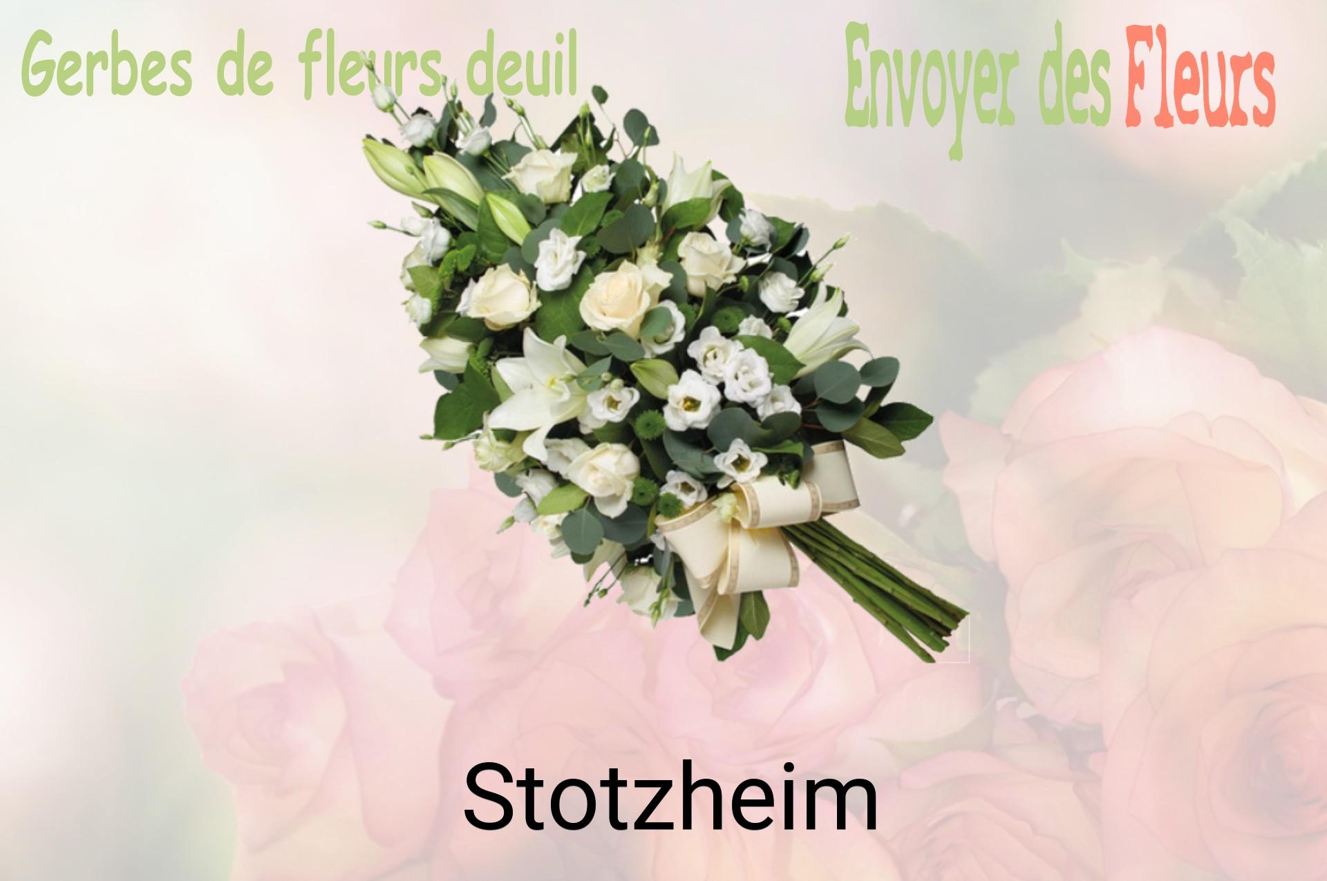 Gerbe de fleurs de deuil livrée à Stotzheim